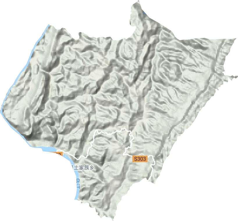長堡鎮地形圖