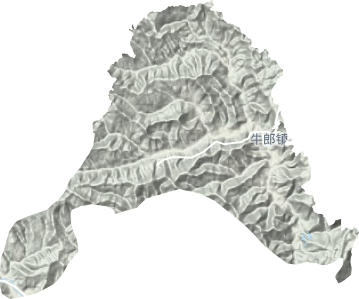 牛郎鎮地形圖