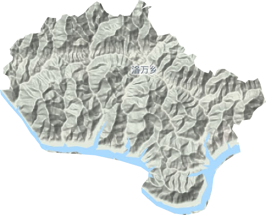 洛萬鄉(xiāng)地形圖