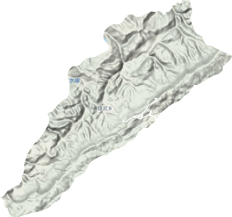 雄武鄉(xiāng)地形圖