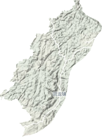 回龍鎮地形圖
