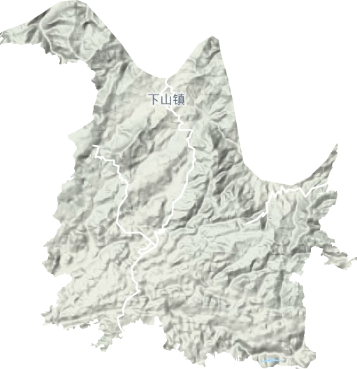 下山鎮地形圖