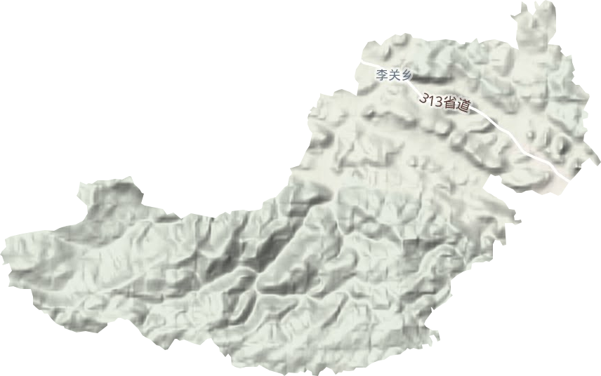 李關鄉地形圖