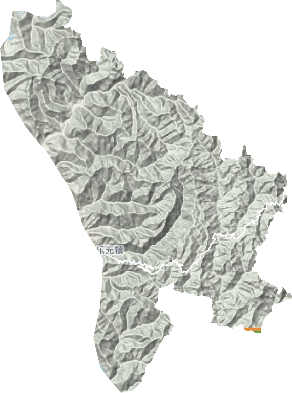 樂元鎮地形圖