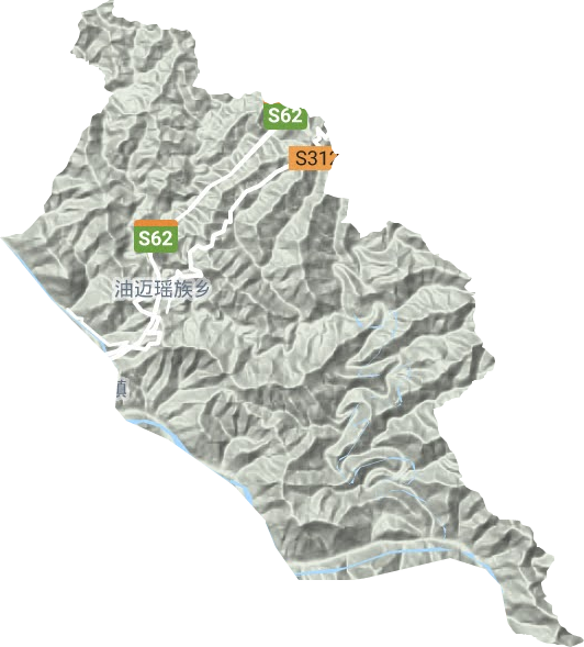 油邁鄉地形圖