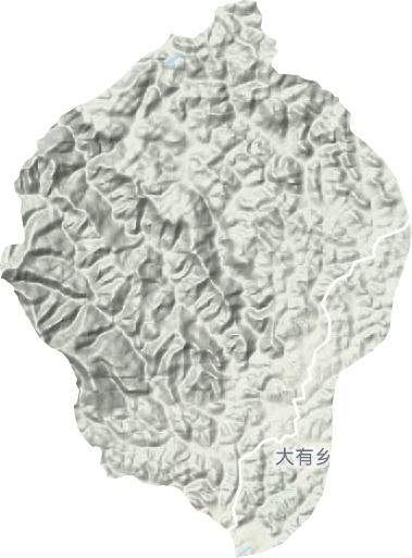 大有鎮地形圖
