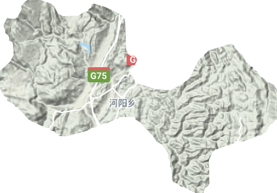 河陽鄉地形圖