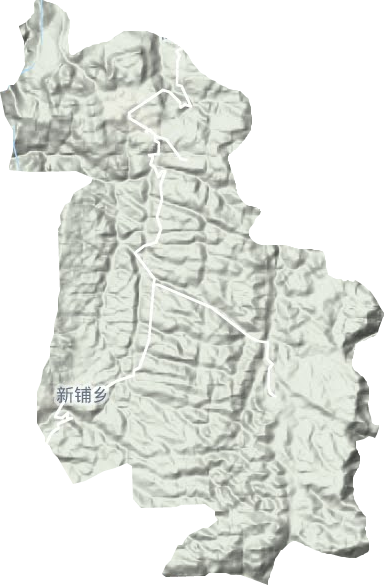 新鋪鄉地形圖