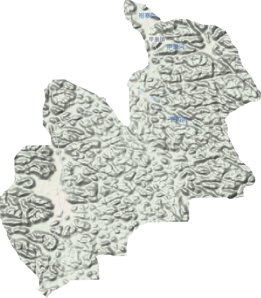 甲里鎮(zhèn)地形圖