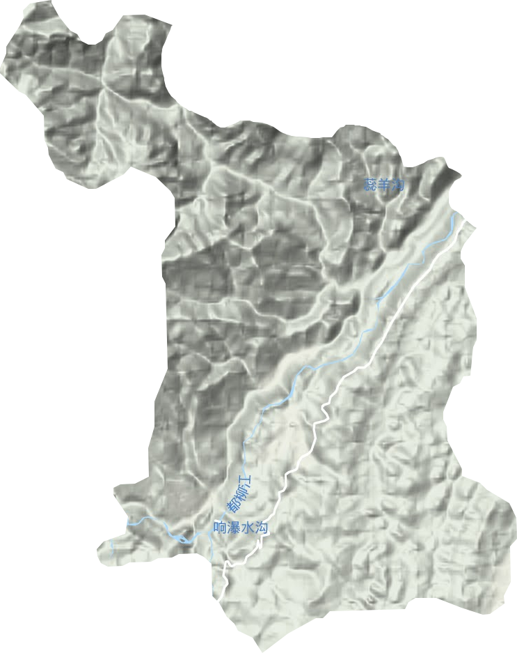 水巖鄉(xiāng)地形圖