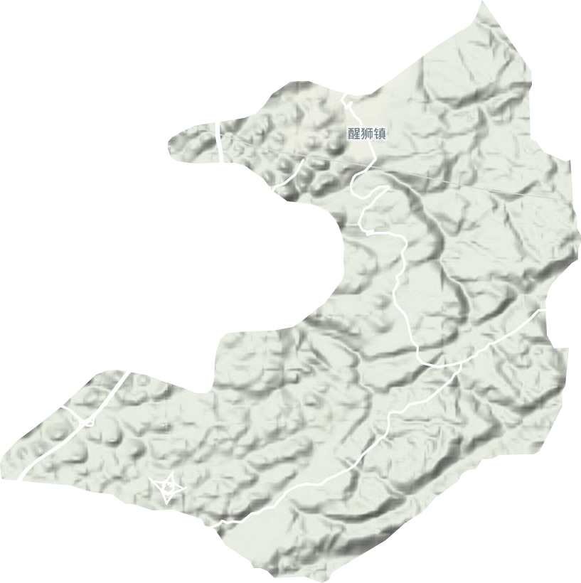 貓場鎮地形圖