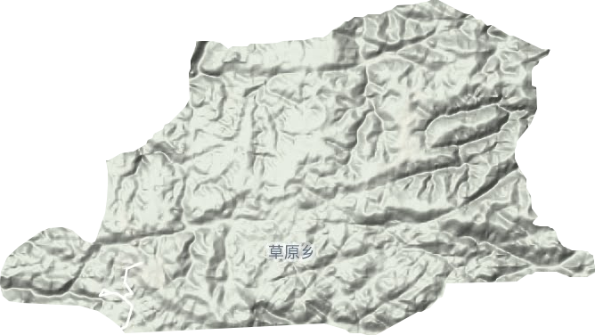 民主鄉地形圖