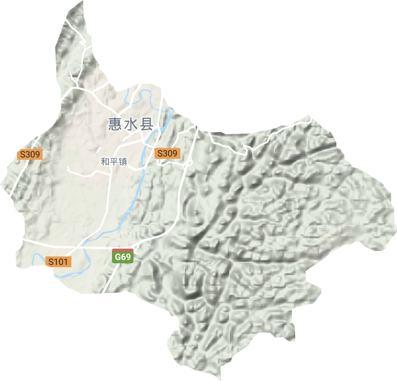 和平鎮地形圖