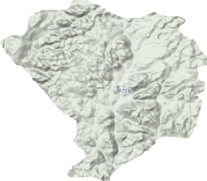 甲烈鄉(xiāng)地形圖