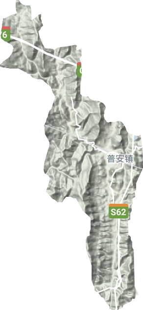 普安鎮地形圖