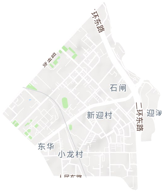東華街道地形圖