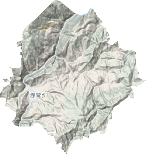 赤鷲鎮地形圖