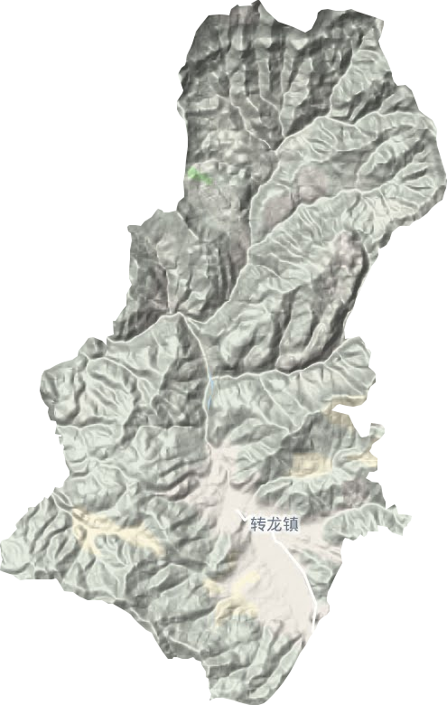 轉龍鎮地形圖