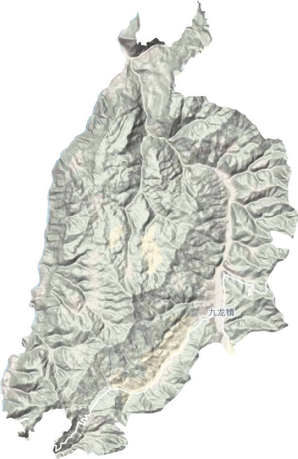 九龍鎮(zhèn)地形圖