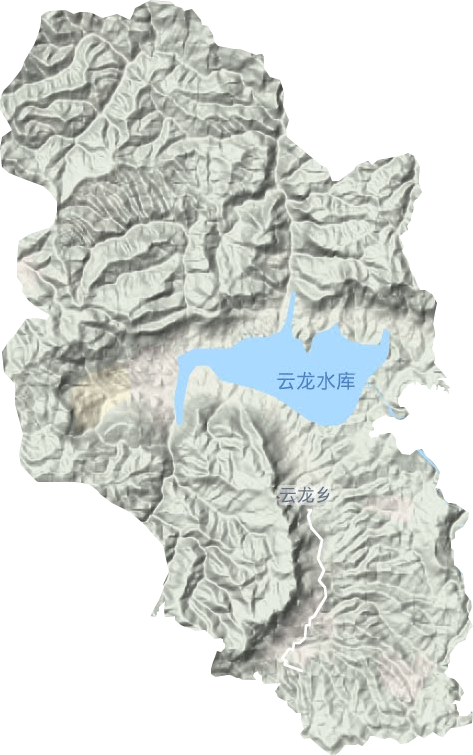云龍鄉地形圖