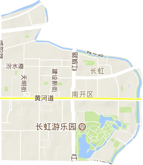 長虹街道地形圖
