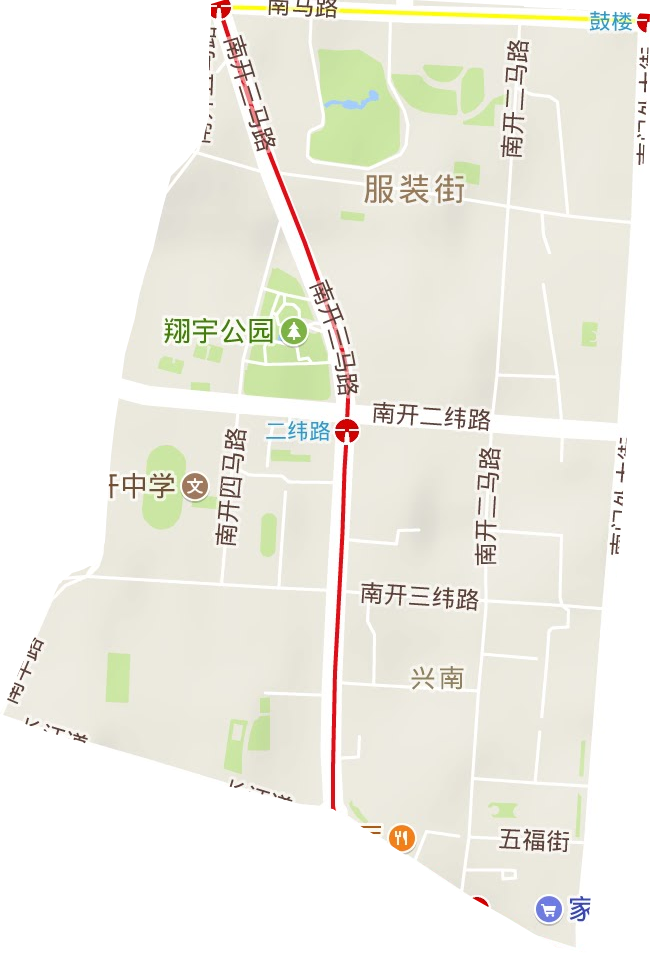 興南街道地形圖