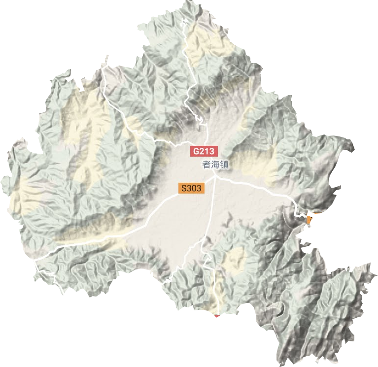 者海鎮地形圖