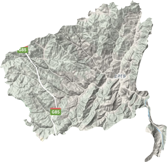 上村鄉地形圖