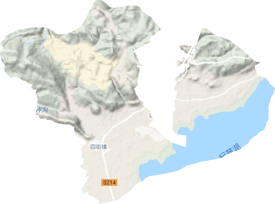 四街鎮地形圖