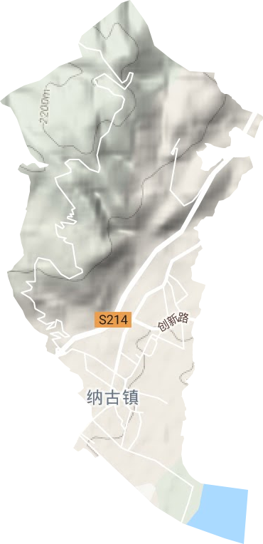納古鎮地形圖