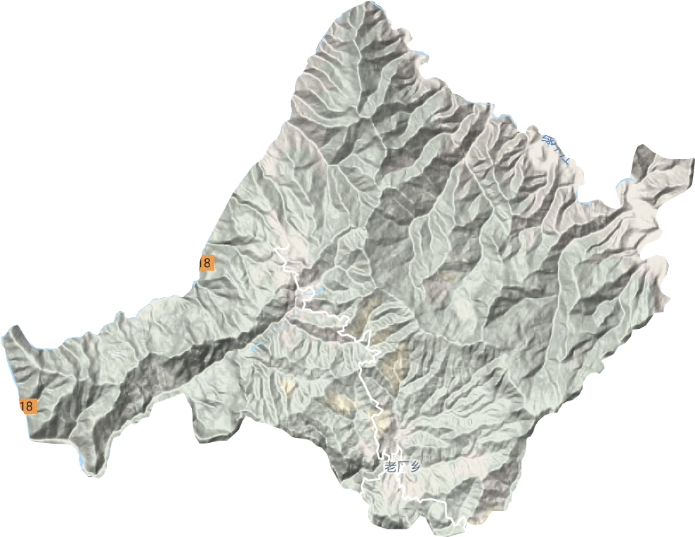 老廠鄉(xiāng)地形圖
