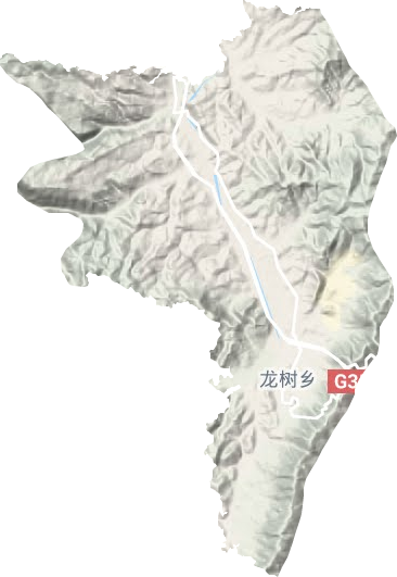 龍樹鎮地形圖