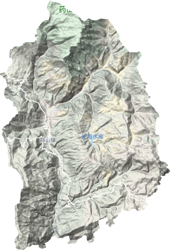 藥山鎮地形圖