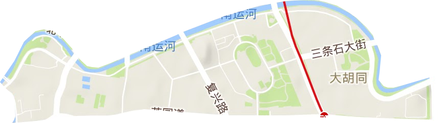 芥園街道地形圖
