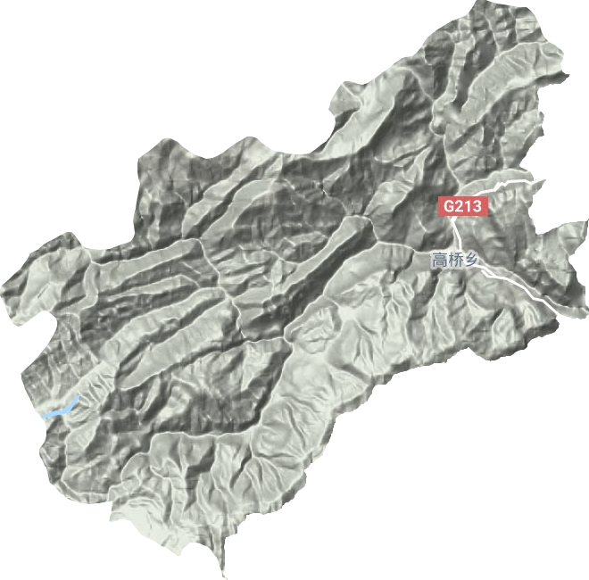 高橋鎮地形圖