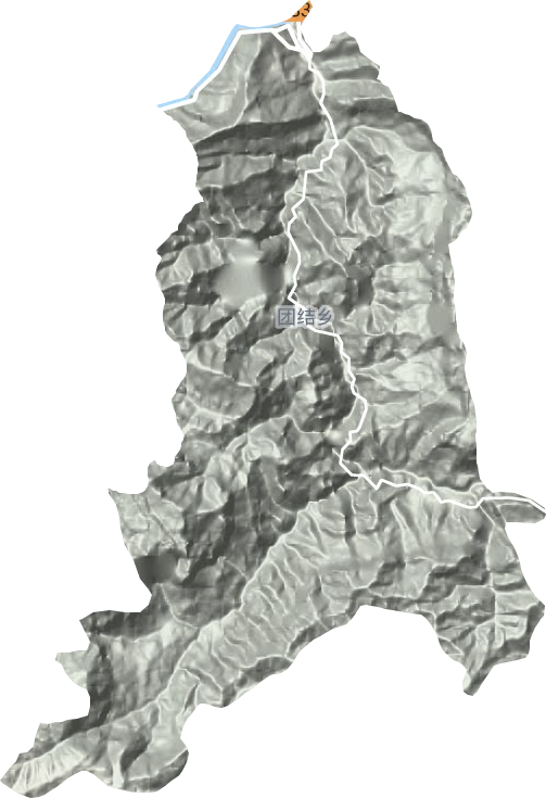 團結鄉地形圖