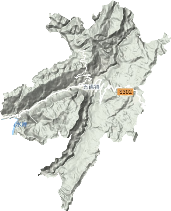 五德鎮地形圖