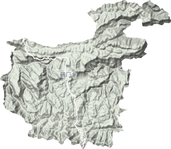 碗廠鎮地形圖