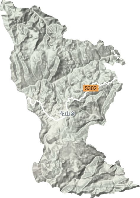 花山鄉地形圖