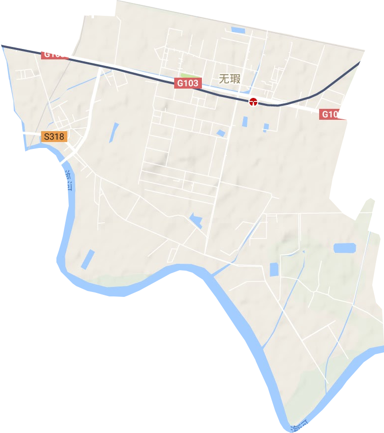 無瑕街道地形圖