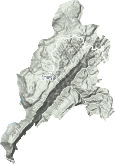 鐘鳴鎮地形圖