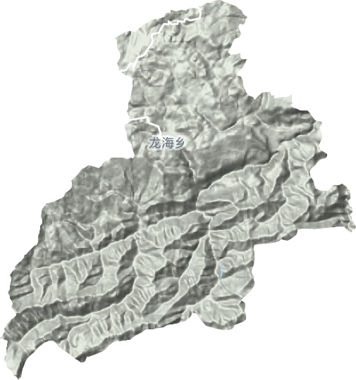 龍海鎮(zhèn)地形圖