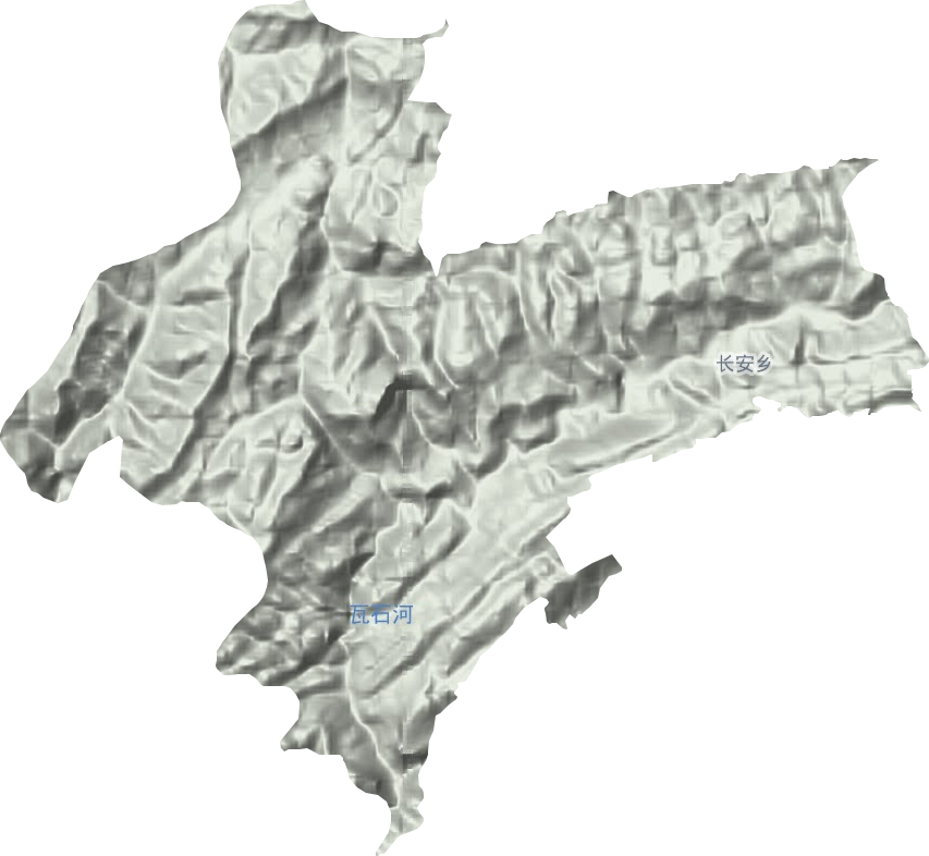 長安鎮地形圖