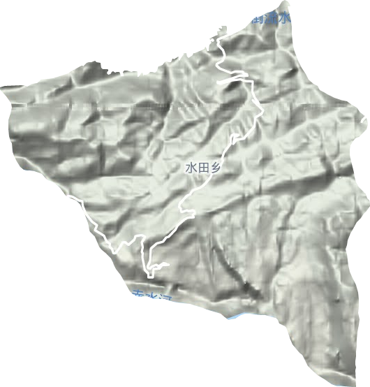 水田鎮地形圖