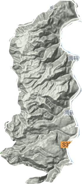 兩碗鎮地形圖