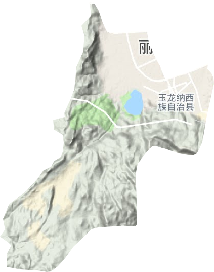 黃山鎮地形圖