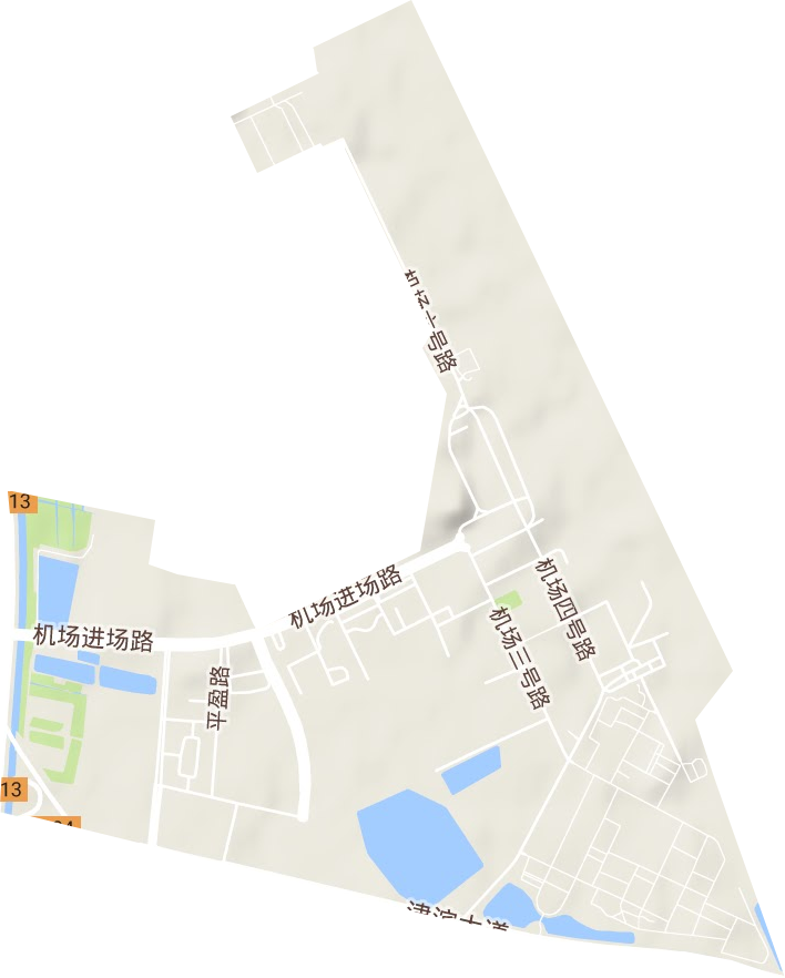 服務濱海新區建設管理委員會地形圖