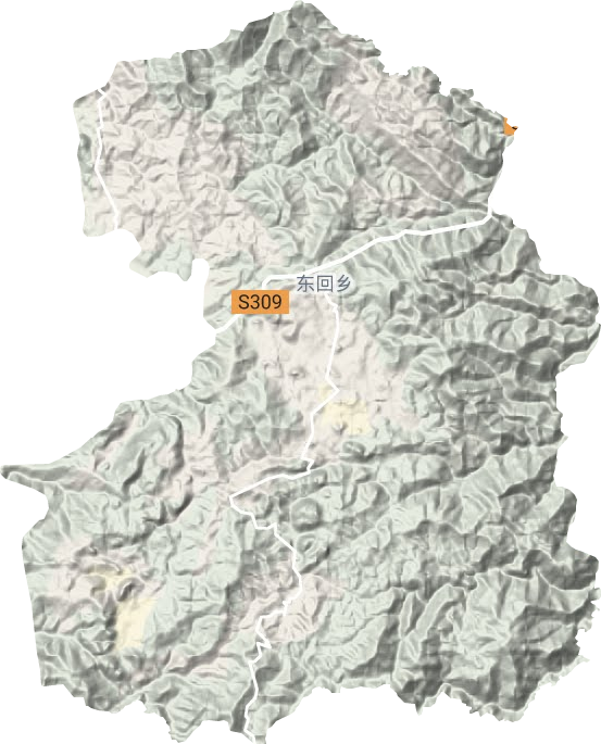 東回鎮地形圖