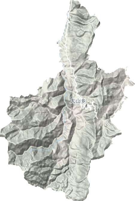 大山鄉地形圖