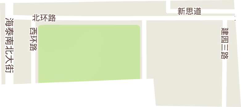 西青高校區地形圖